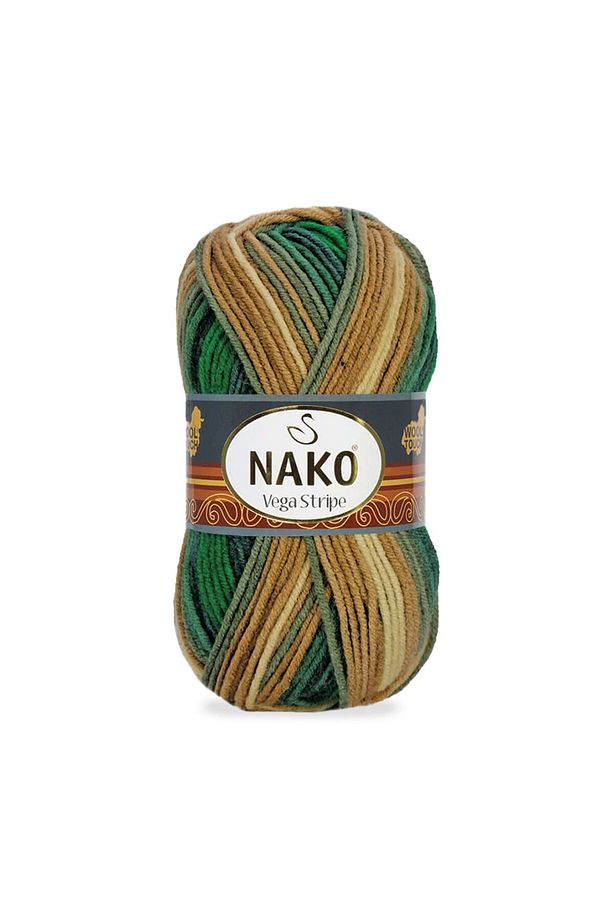 Vega Stripe Ebruli Örgü İpi 83605 - 2