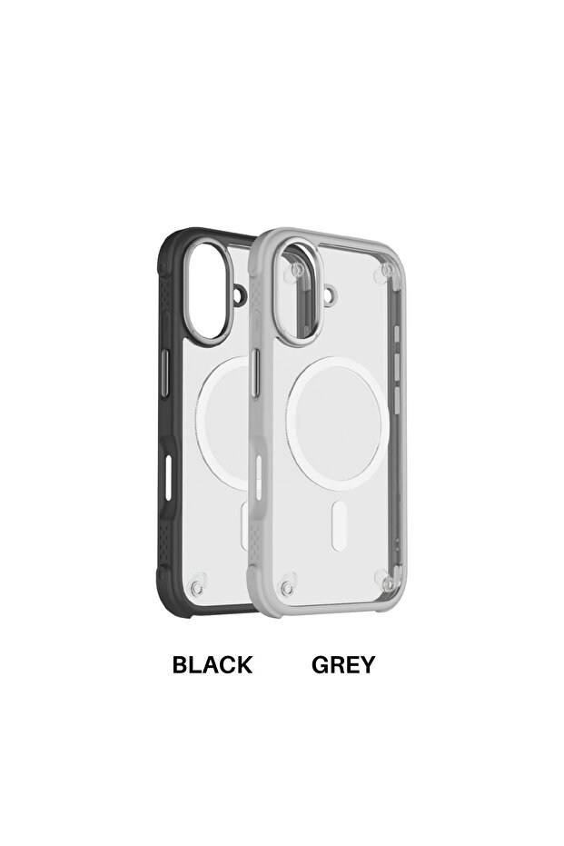 AiR CaseForm Magnetic Case iPhone 16 (Light Grey) - 4