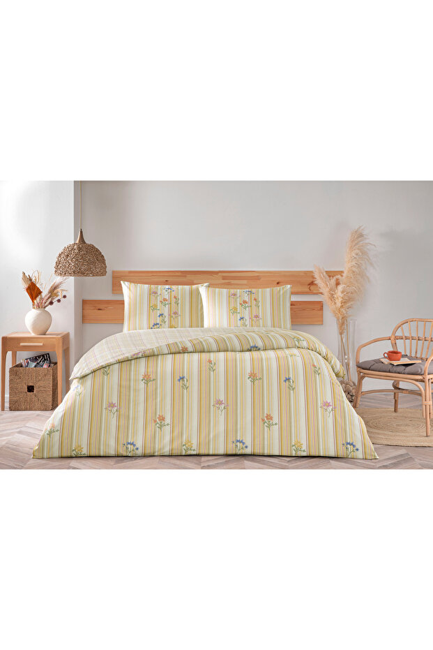 طقم سرير مزدوج من CROWN RANFORCE مقاس 200 × 220 سم
