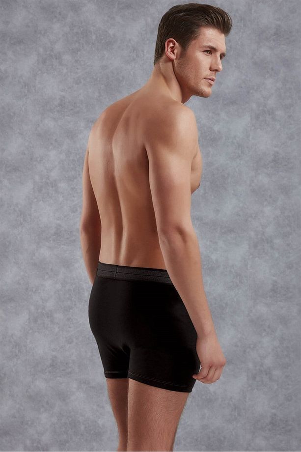 Erkek Pamuk Dikişsiz Düğmeli Normal Paça Boxer 1520 - 2