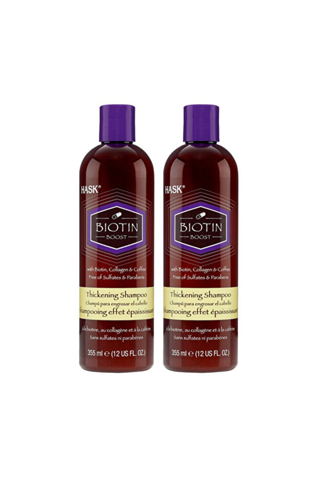Biotin Shampoo 355ml + Biotin Conditioner 355ml X2 Value Pack