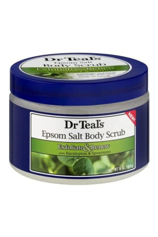 Dr Teal's Epsom Salt Body Scrub - Eucalyptus & Spearmint 454g