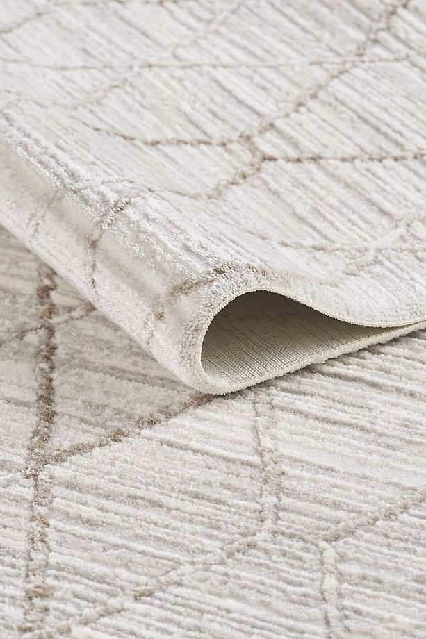 Nera - Pebble Takma Saçaklı Modern Halı - 4