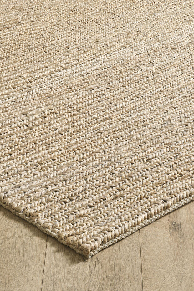 Globe - Taupe Grey Jüt Halı - 2