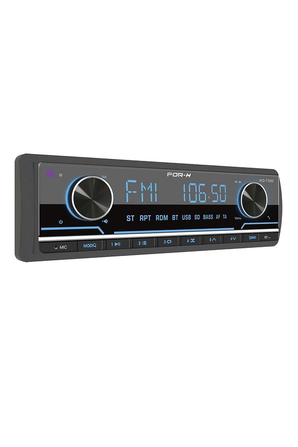 X-7350-FM-USB-MP3-BT5.1-4X60W-3 ANFİ ÇIKIŞLI-APP KONTROL-SESLİ KOMUTLU OTO TEYP - 2