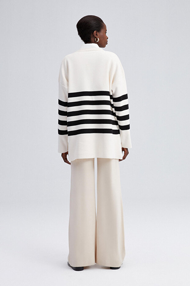 STRIPED KNIT TUNIC - 7