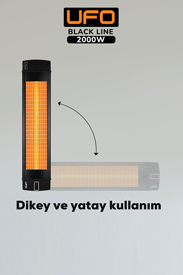 Black Line 2000 W Uk Duvar Tipi Dikey Ve Yatay Kullanım & Devrilme Emniyetli Prizli Stand - 5