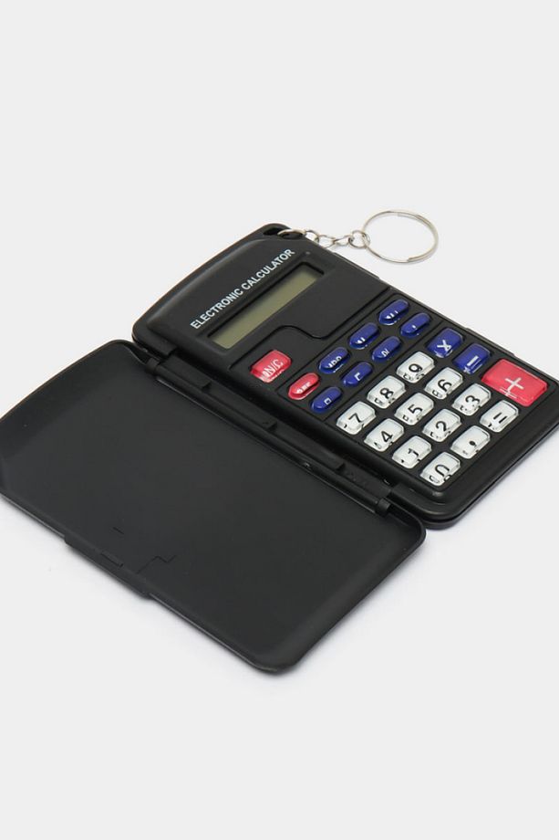 Mini Boy Anahtarlığa Takılabilir Kolay Taşınabilir Hesap Makinesi Ergonomik Yer Kaplamaz - 2