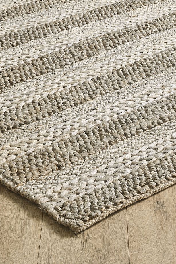 Dulce - Pale Taupe Jüt Hasır Halı - 2