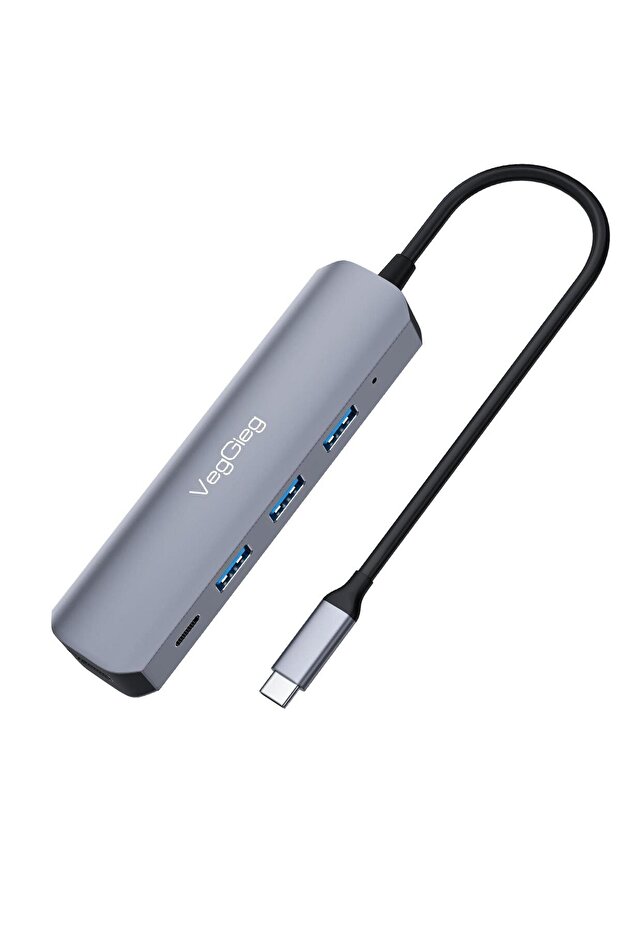 Type-c To Hdmı Type-c Pd 2*usb 2.0 Usb 3.0 Çoklayıcı Dönüştürücü Hub - 1