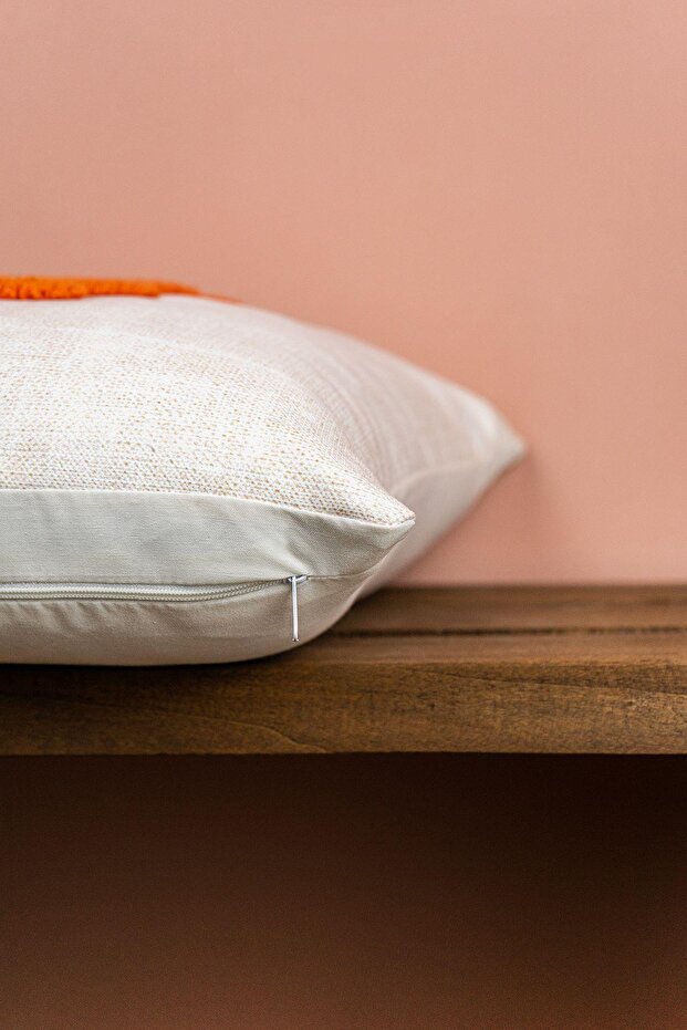 CGH1358 نموذج وسادة رمي منقوشة بأوراق حمراء - 3