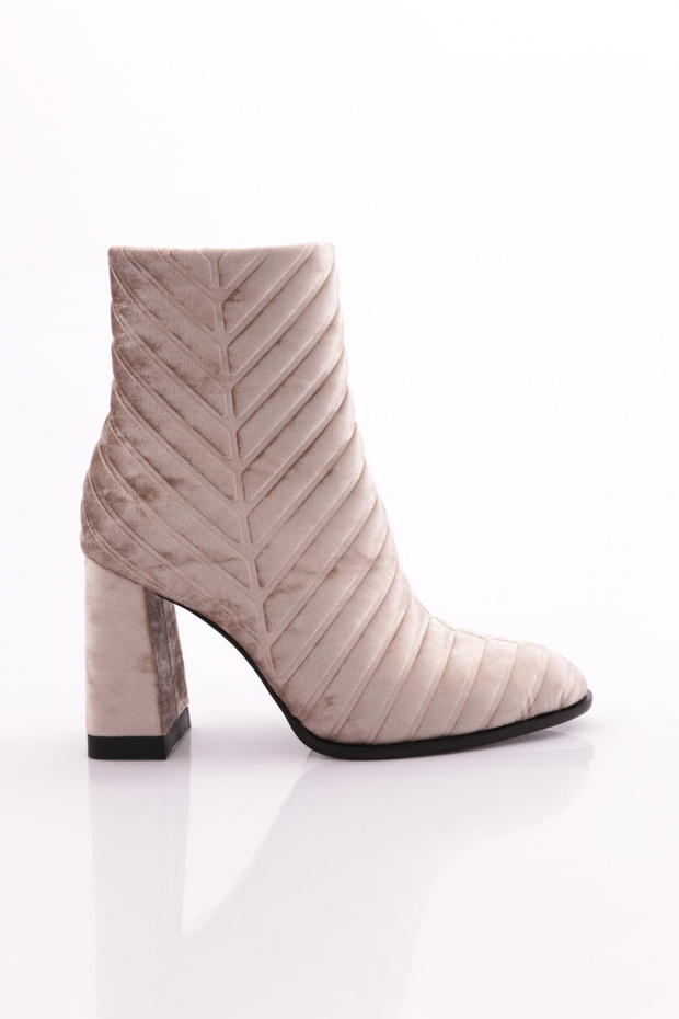 Women's Heeled Boots Mink Velvet 1016233210