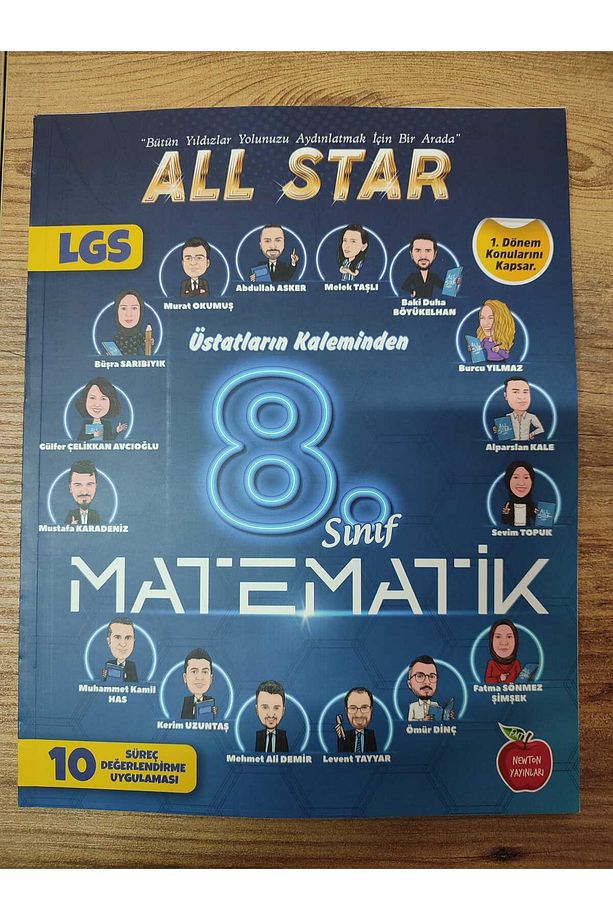 NEWTON YAYINLARI 8.SINIF ALL STAR ÜSTADLARIN KALEMİNDEN 1.DÖNEM SÜREÇ DEĞERLENDİRME MATEMATİK - 1
