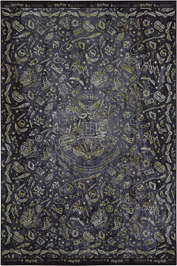Harry Potter - Magic Gold Halı - 1