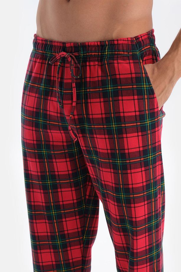 Multıcolor Erkek O Yaka Pijama Takımı - 6