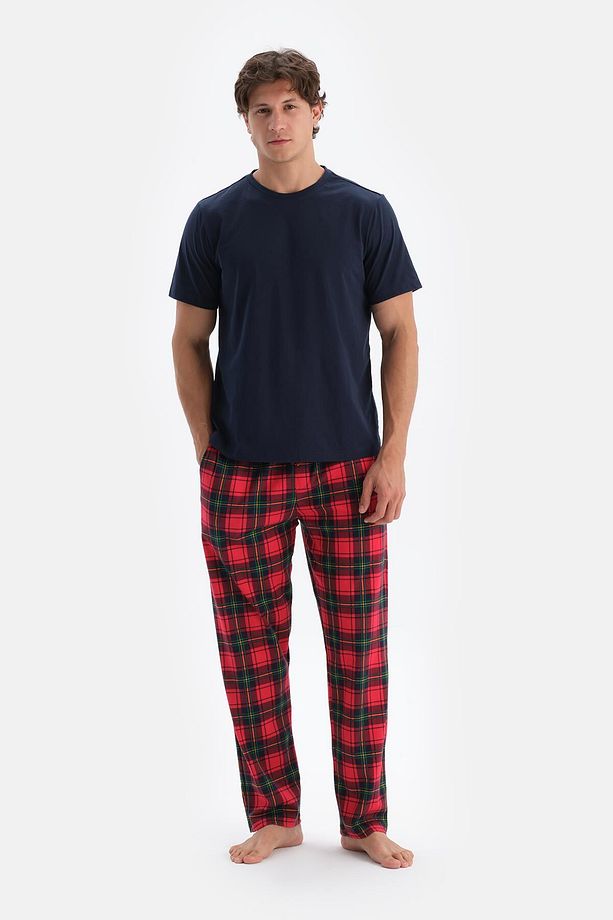 Multıcolor Erkek O Yaka Pijama Takımı - 4