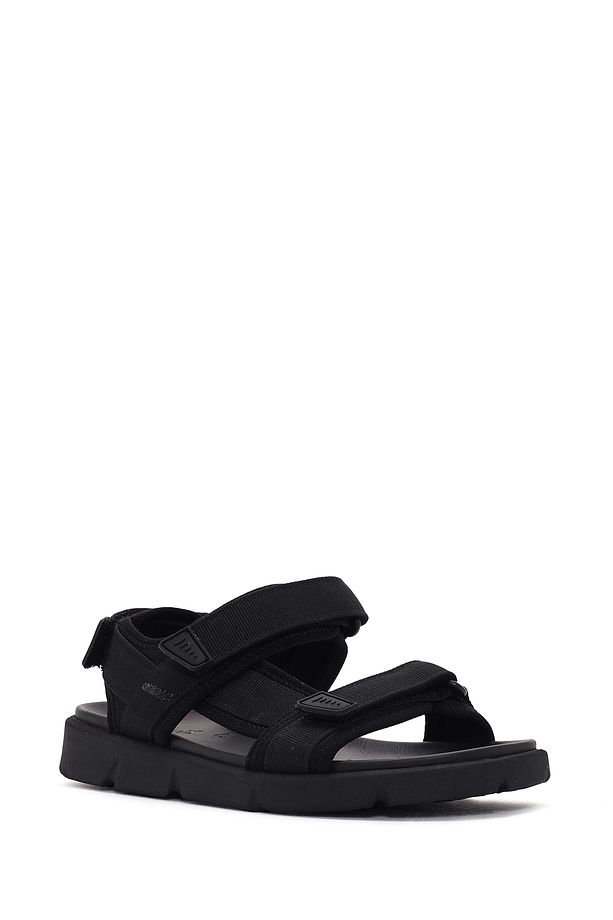 Erkek Siyah Xand 2s Kumaş Sandalet U45bga01115c9999 - 6