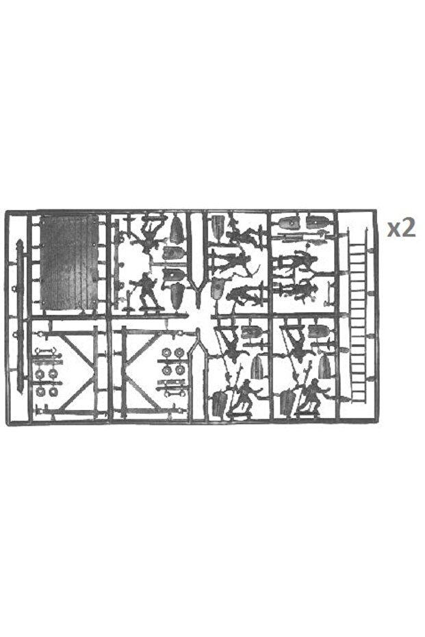 72033 1:72 Medieval Castle Attack - 2