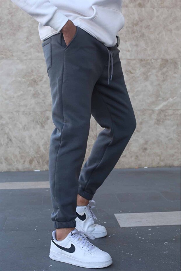 Füme Şardonlu Basic Erkek Eşofman Altı 5482 - 2