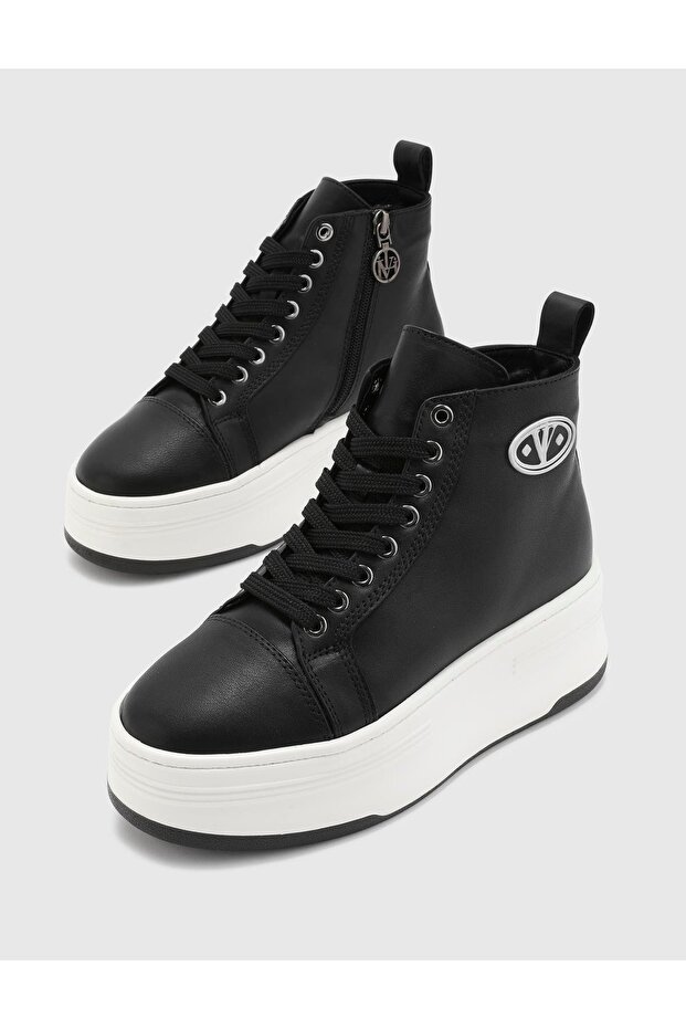 Rex Hakiki Deri Kadın Siyah Bot - 2