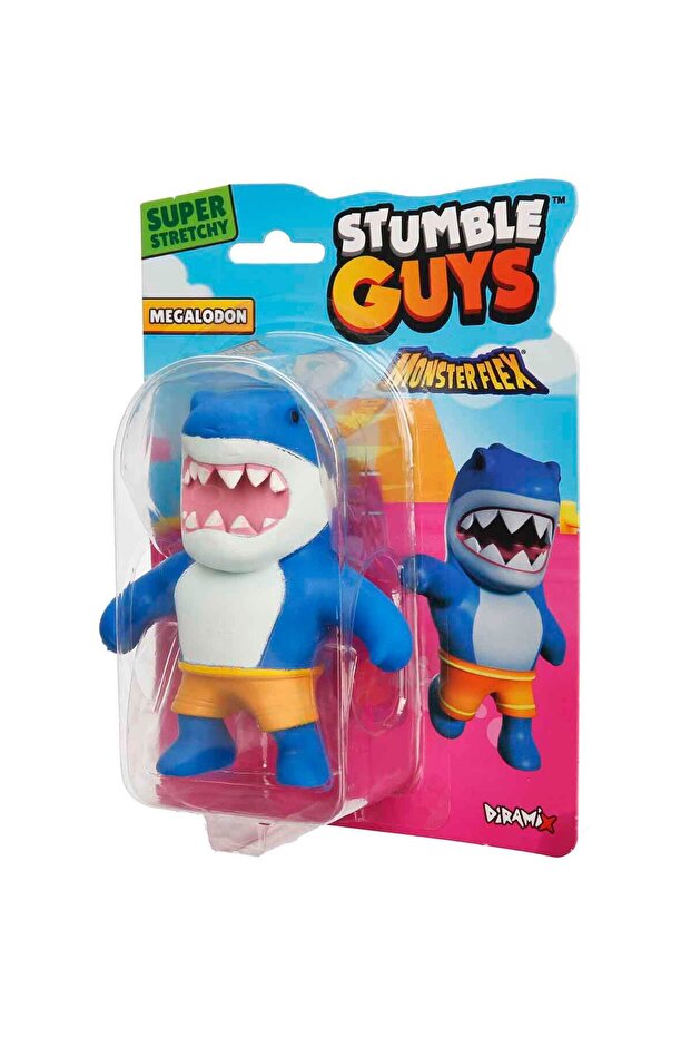 Monster Flex Stumble Guys Stretch Figür - Megalodon - 3