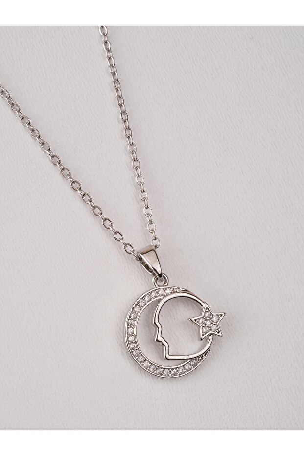 316L Steel Tarnish Stainless Ataturk Necklace