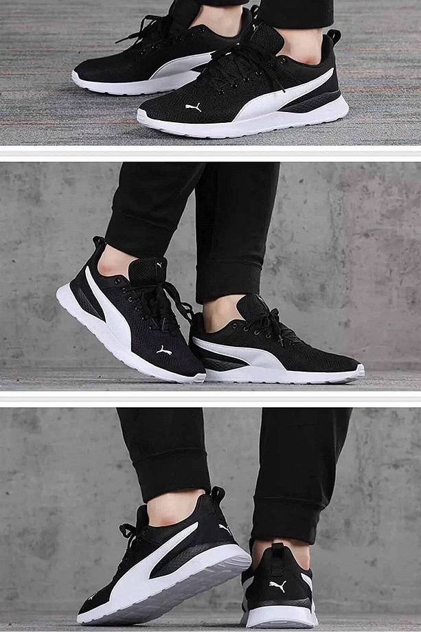 Anzarun Lite Unisex Siyah Günlük Ayakkabı 37112802 - 5