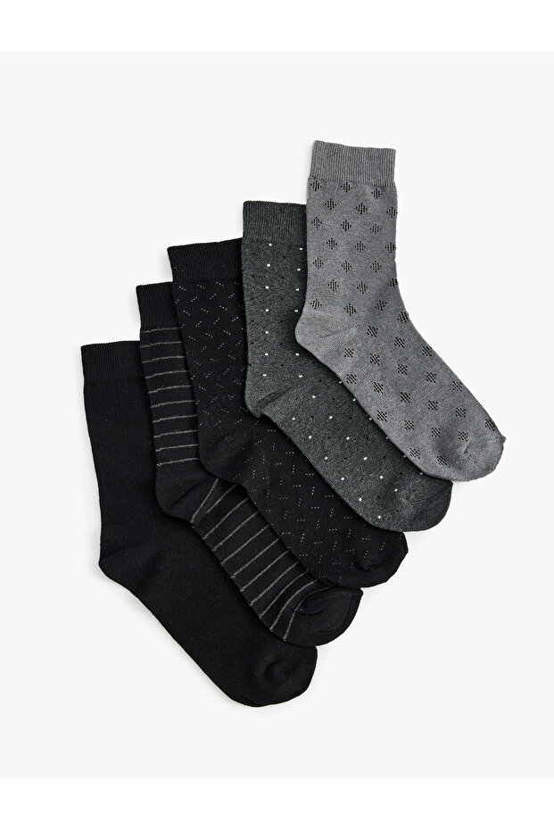 Patterned 5-Piece Sock Set