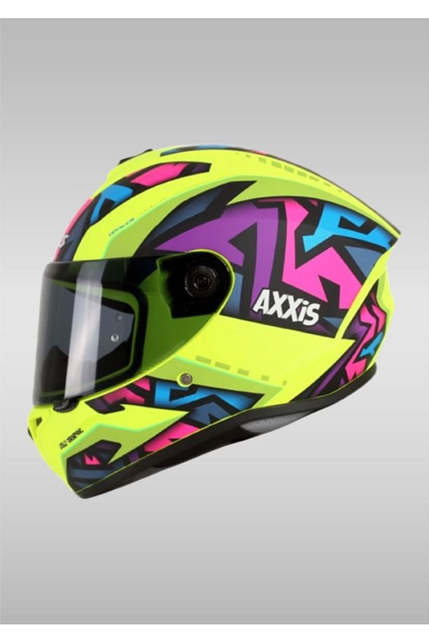 Draken S Jolly C3 Matt Fluo Yellow Kask - 1