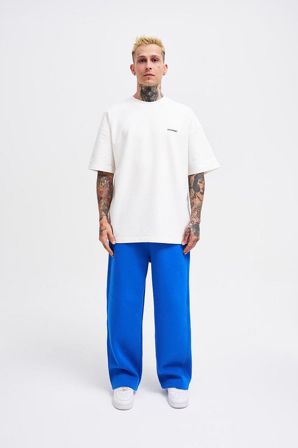 Erkek Baggy Oversize Saks Eşofman Altı - 6