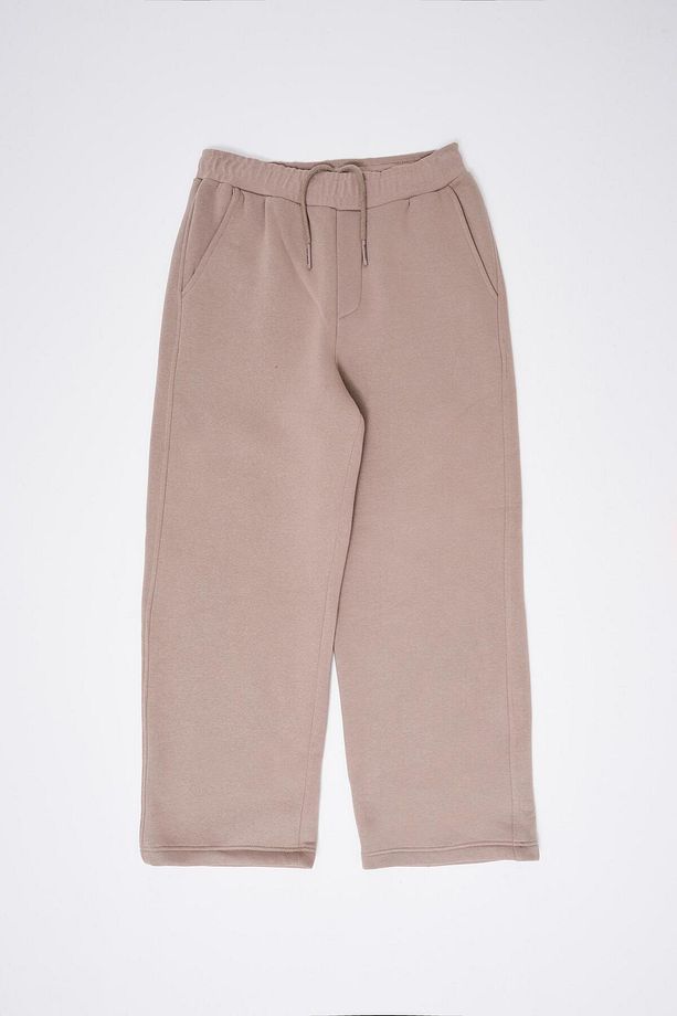 Erkek Baggy Oversize Açık Gri Eşofman Altı - 8
