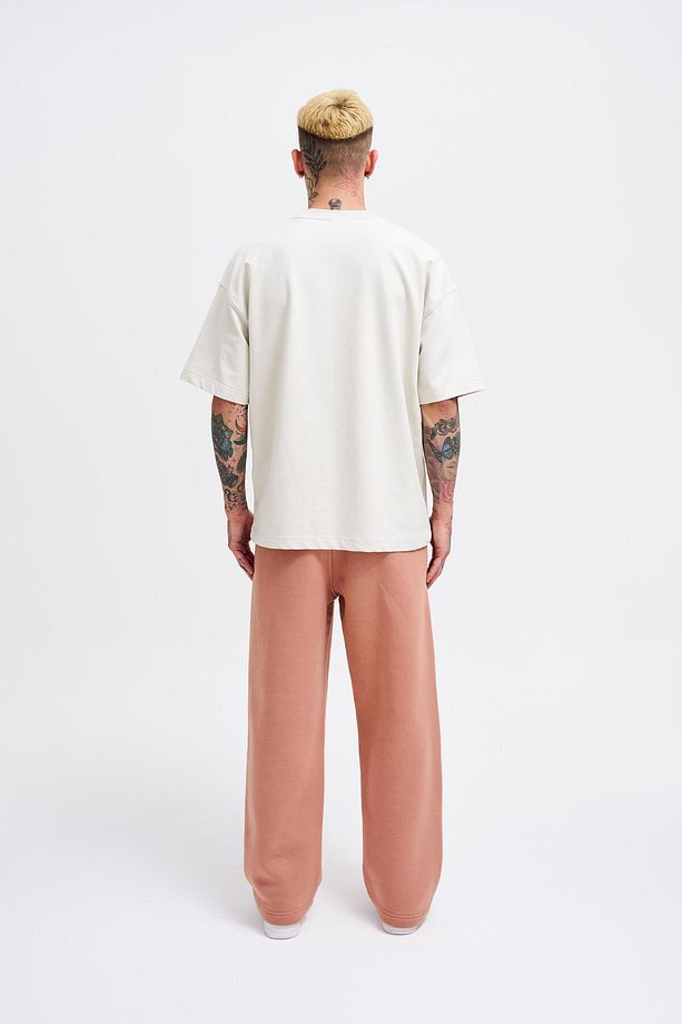 Erkek Baggy Oversize Bakır Eşofman Altı - 8