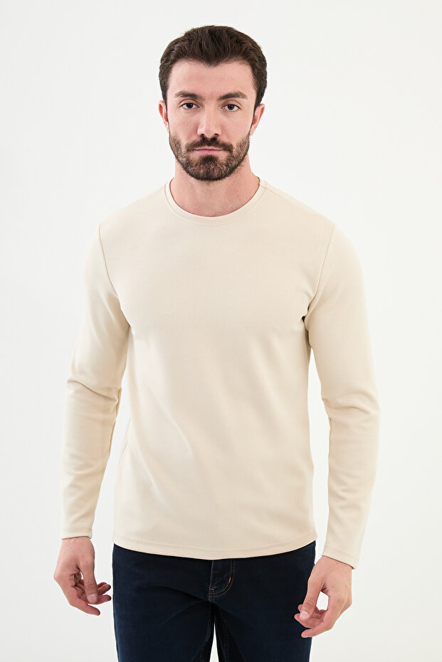 طاقم الرقبة بتمشيط القطن - 1