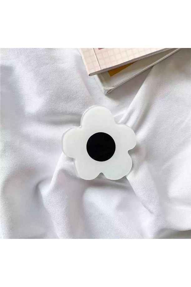 Popsocket Yapışkanlı Çiçek Telefon Tutacağı Çiçek Şekilli Akrilik Epoksi Yüzey Parmak Tutucu - 1