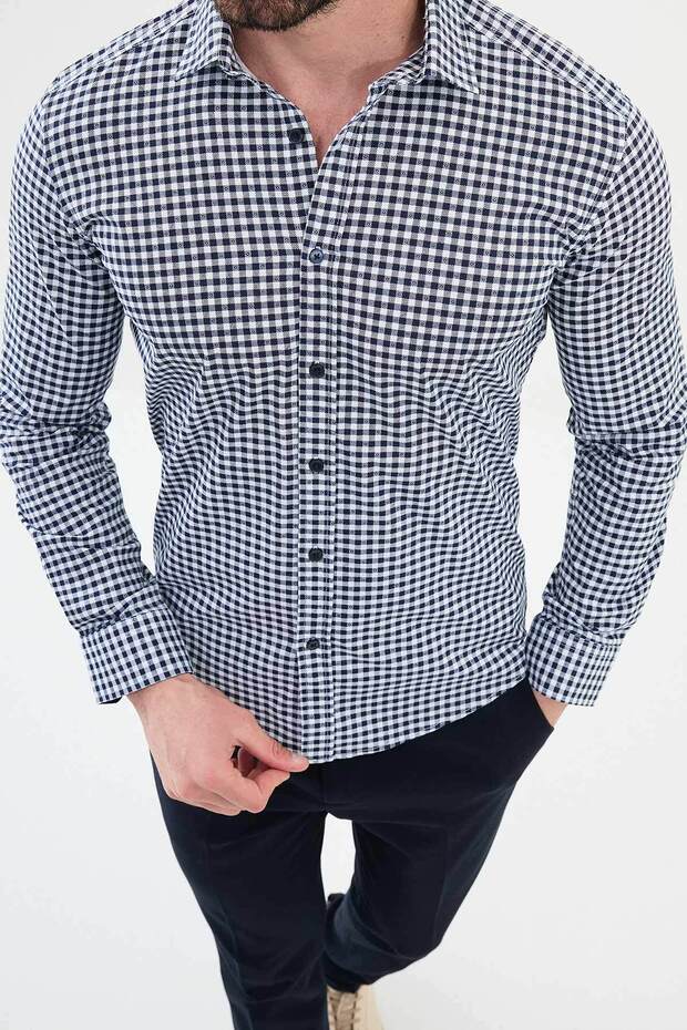 GÖMLEK GİZLİ DÜĞMELİ - 4