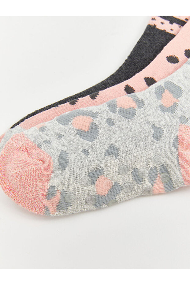 Sparkling Choices from Shining Store |   Patterned Girl's Towel Socks 3-Piece Set - 3