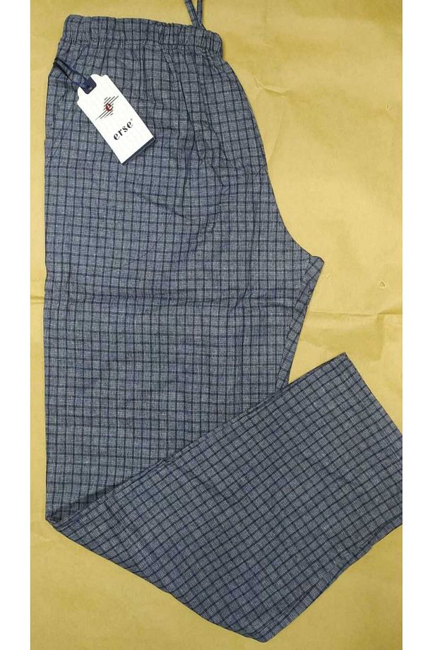 POPLİN FLANEL DOKUMA  AÇIK PAÇA TEK ALT PANTOLON PİJAMA  0909 - 1