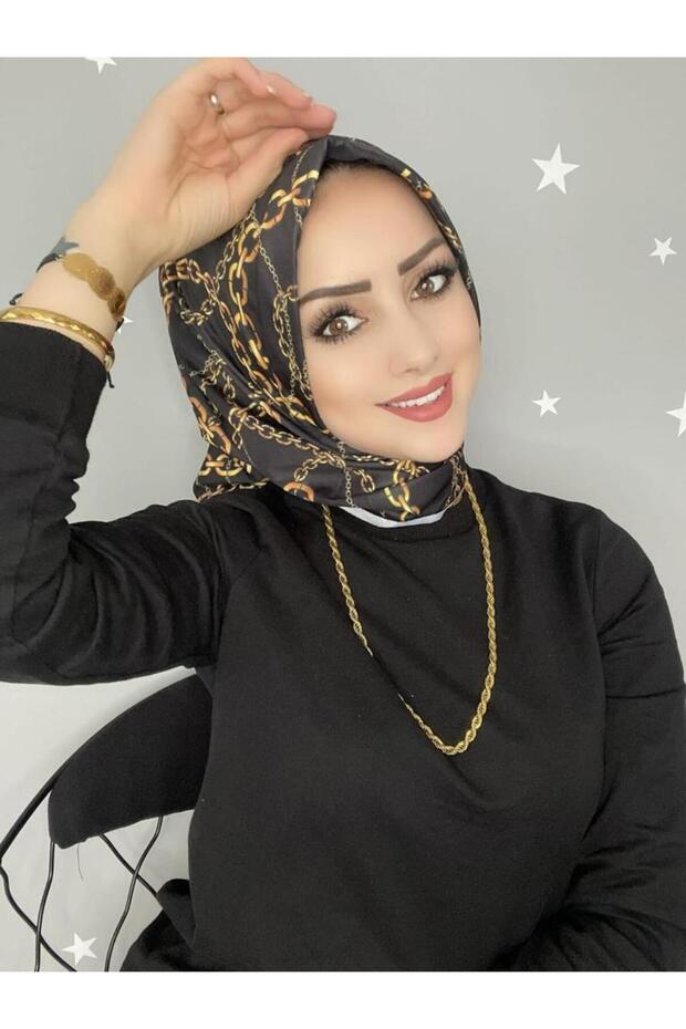 شال وشاح منقوش - 1