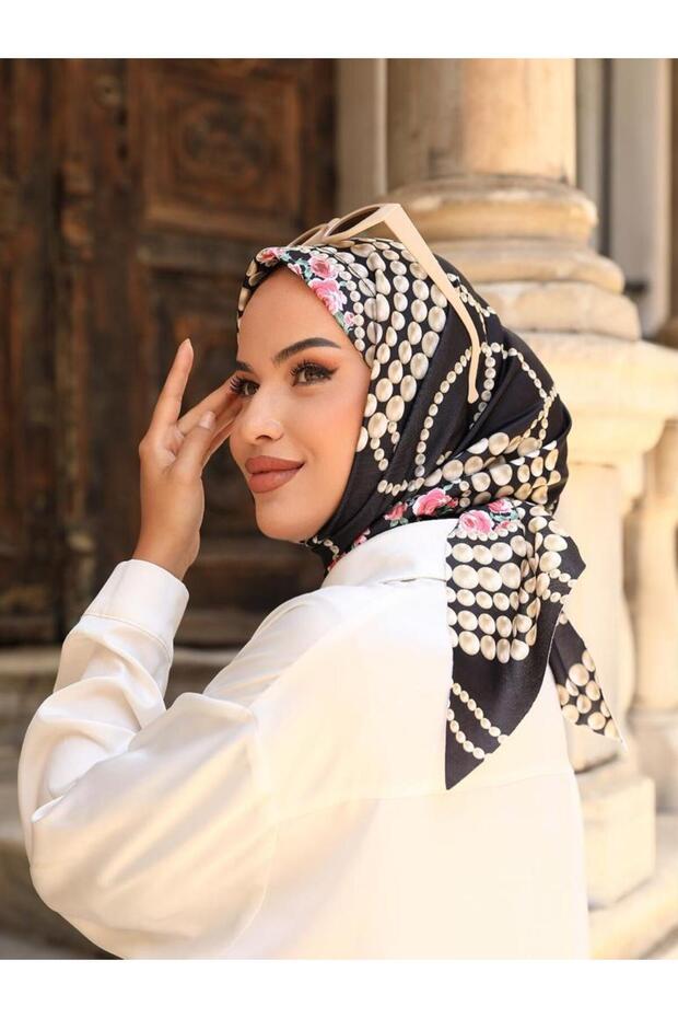 Şal eşarfă cu model - 1