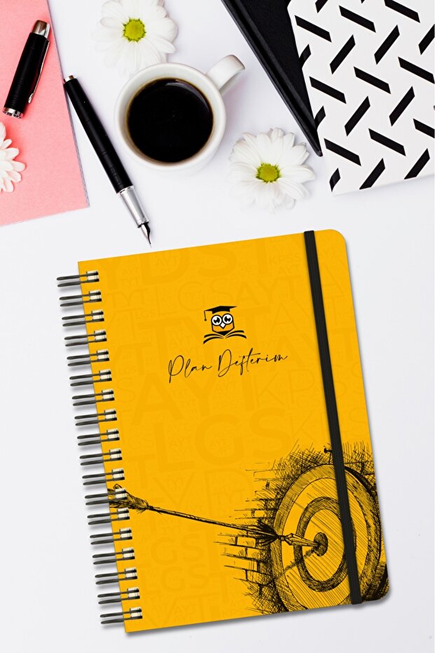 جدول أعمال A5 Spiral Timeless Planner 240 ورقة مثالية للاستخدام الشخصي وإعداد الامتحان