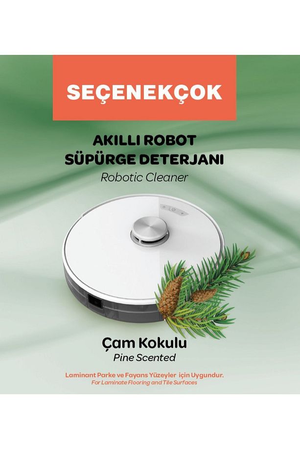 Robot Süpürge Deterjanı Çam Kokulu 500 ml - Yüzey Temizleyici - 3