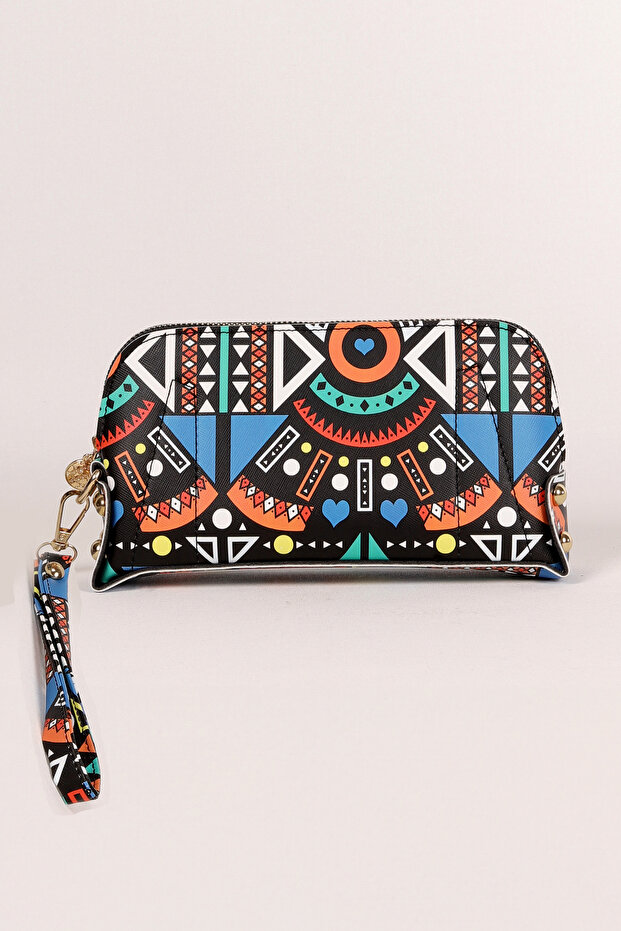 Totem Patterned Patterned Handbag Set - 6