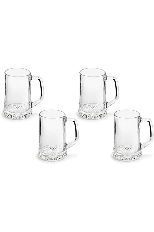 4PCS ARTISAN BEER MUG SET 320 ML