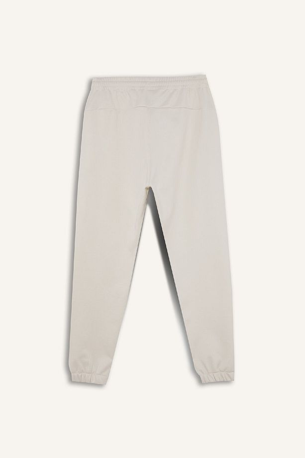 DeFactoFit Sporcu Jogger Eşofman Altı Standart Fit Basic Düz Cepli Beli Paçası Lastikli D3742AX24WN - 3