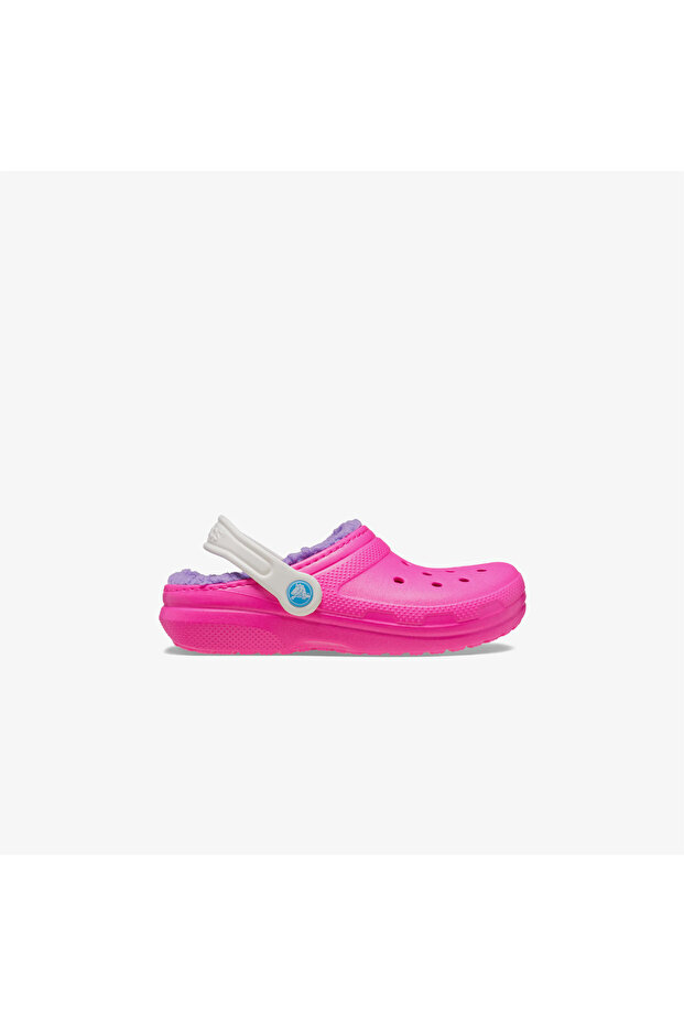 Classic Lined Clog Çocuk Pembe Terlik - 1