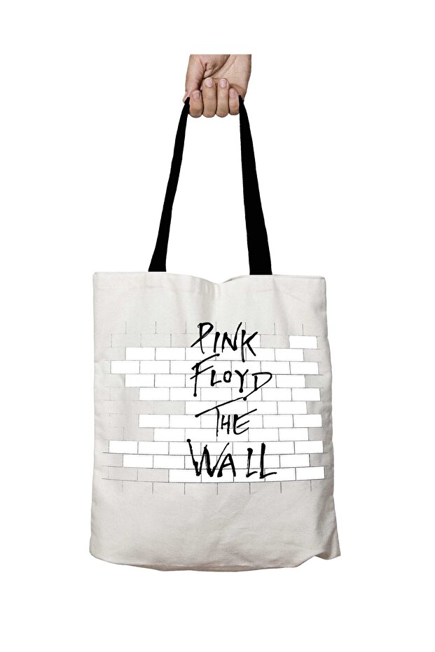 Pink Floyd the Wall Brick Washable School Shoulder Bag with Black Handles