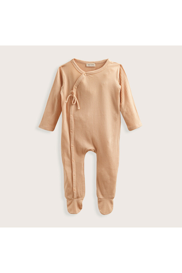 Rainbow Double-Breasted Jumpsuit Salmon