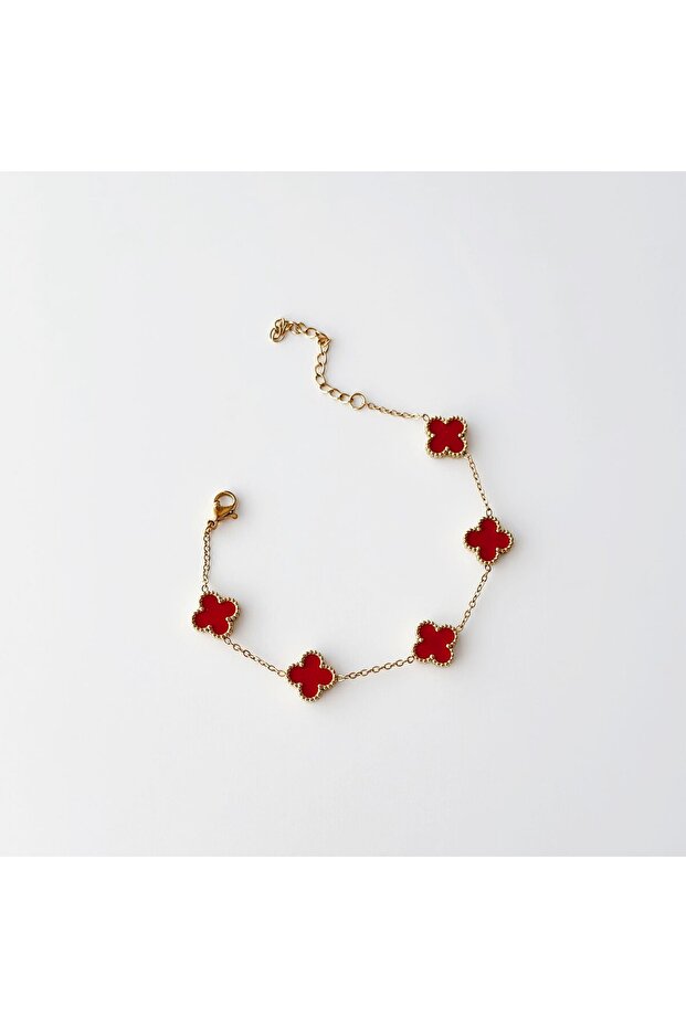 Richy Red Steel Bracelet | Bracelet