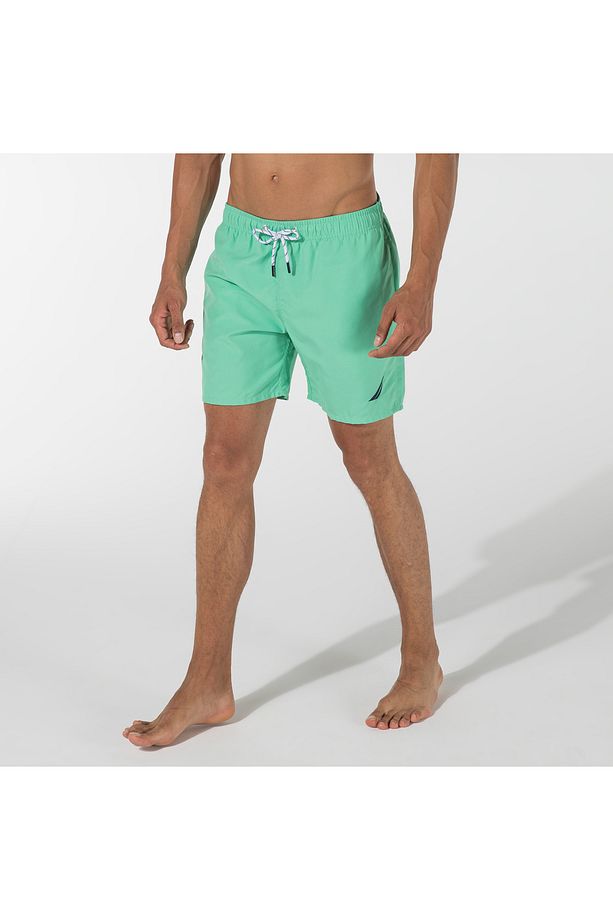 Erkek Yeşil Regular Fit Deniz Şortu - 2