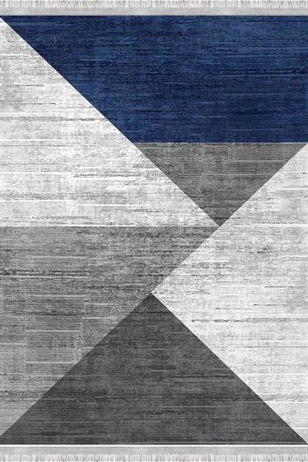 Patchwork Eko Punto Kaymaz Tabanlı Yıkanabilir Antibakteriyel Dijital Baskı Patchwork Halı Yolluk - 3